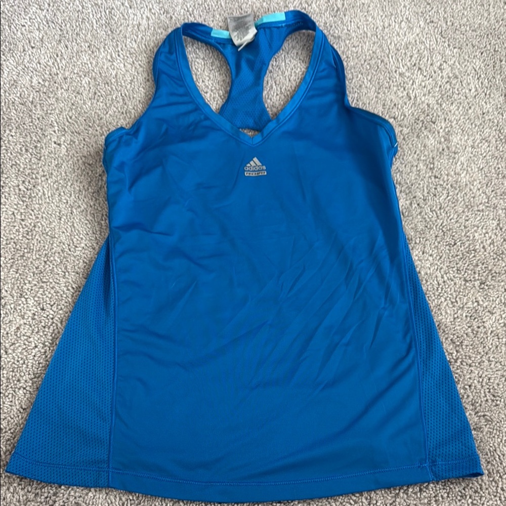 Adidas Vibrant Blue Athletic Tank